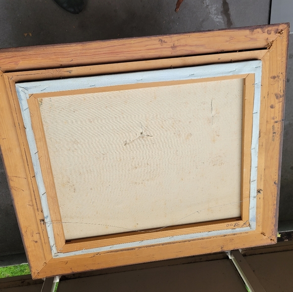 Antique vintage PARIS signed Oil on Canvas Impressionist mid-20th Century painti - Picture 7 of 16